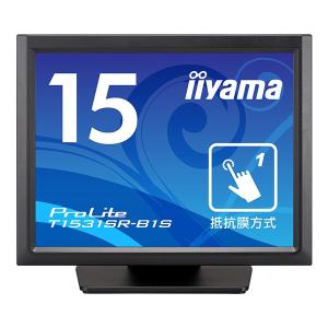 iiyama T1531SR-B1S タッチパネル液晶ディスプレイ 15型 / 1024x768 / D-sub、HDMI、DisplayPort / ブラック…｜plusyu