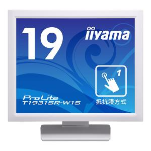 iiyama T1931SR-W1S タッチパネル液晶ディスプレイ 19型 / 1280x1024 / D-sub、HDMI、DisplayPort / ホワイ…｜plusyu