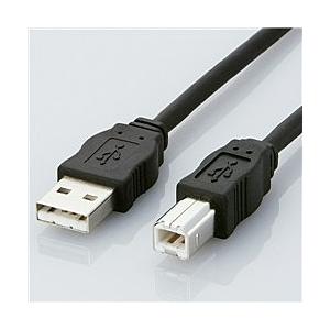 ELECOM USB2-ECO30 EU ABタイプ/ RoHS指令準拠USBケーブル ABタイプ/ 3.0m(ブラック)｜plusyu