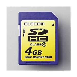 ELECOM MF-FSDH04G SDHCメモリカード 4GB/ Class4対応｜plusyu