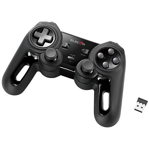 ELECOM JC-U4113SBK 無線ゲームパッド/ 13ボタン/ Xinput/ 振動/ 連射...