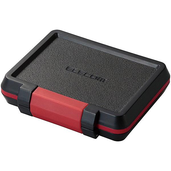 ELECOM CMC-SDCHD01BK メモリカードケース/ ハード/ SD8枚+microSD8...