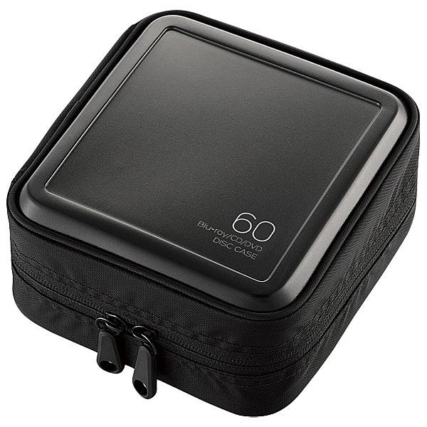 ELECOM CCD-HB60BK CD/ DVD/ Blu-rayケース/ セミハード/ ファスナ...