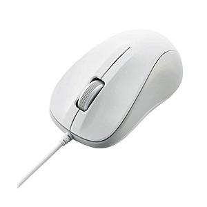 ELECOM M-K5URWH/RS 法人向けマウス/ USB光学式有線マウス/ 3ボタン/ Sサイ...