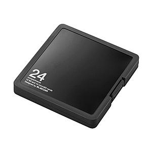 ELECOM CMC-SDCPP24BK メモリカードケース/ インデックス台紙付き/ SD12枚+...
