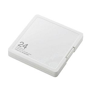 ELECOM CMC-SDCPP24WH メモリカードケース/ インデックス台紙付き/ SD12枚+...