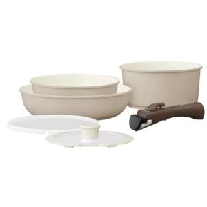 アイリスオーヤマ CCRC-6S-HC セラミックカラーパン6点セット グレージュ