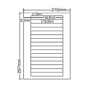 東洋印刷 LDW16T シートカットラベル A4版 16面付(1ケース500シート)｜plusyu