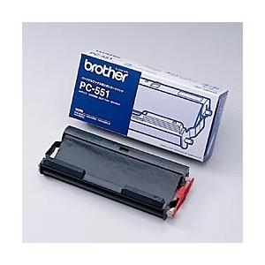 ブラザー PC-551 普通紙ファクス用 リボンカートリッジ（リボン+カセット）