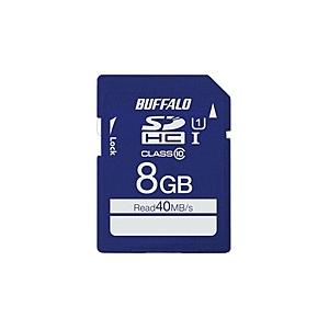 バッファロー RSDC-008GU1S UHS-I Class1 SDHCカード 8GB