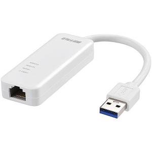 LUA4-U3-AGTE-WH USB3.0対応 有線LANアダプター BUFFALO ホワイトGiga