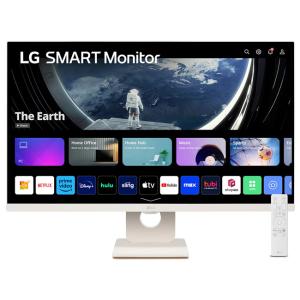 LG電子 27SR50F-W スマートモニター 27型/ 1920×1080/ HDMI、USBダウ...