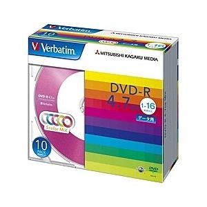 Verbatim DHR47JM10V1 DVD-R 4.7GB PCデータ用 16倍速対応 10枚...