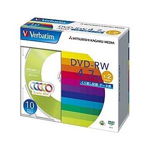 Verbatim DHW47NM10V1 DVD-RW 4.7GB PCデータ用 2倍速対応 10枚...