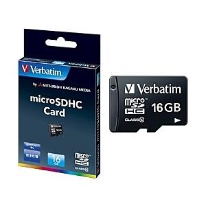Verbatim MHCN16GJVZ1 microSDHCカード 16GB Class10 （SD...