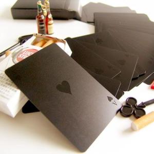 トランプ プラスチック カード Goody Grams Black Playing Cards