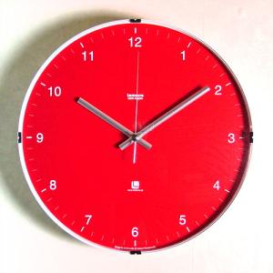 【送料無料】 north clock（時計）　レッド｜plywood