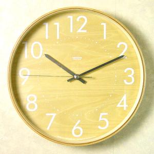 【送料無料】 plywood　clock（時計）　L　ホワイト｜plywood