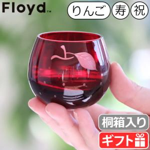 フロイド 江戸硝子 りんご 1pc 単品 Floyd 盃 日本酒 おちょこ 冷酒 日本製｜plywood