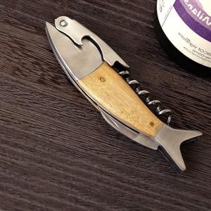 KIKKERLAND Lightwood Fish Corkscrew ライトウッド フィッシュ コルクスクリュー｜plywood