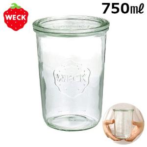保存容器 ガラス weck キャニスター ウェック モールドシェイプ WE-743 [ 750ml ] WECK MOLD SHAPE 本体＋フタ｜plywood