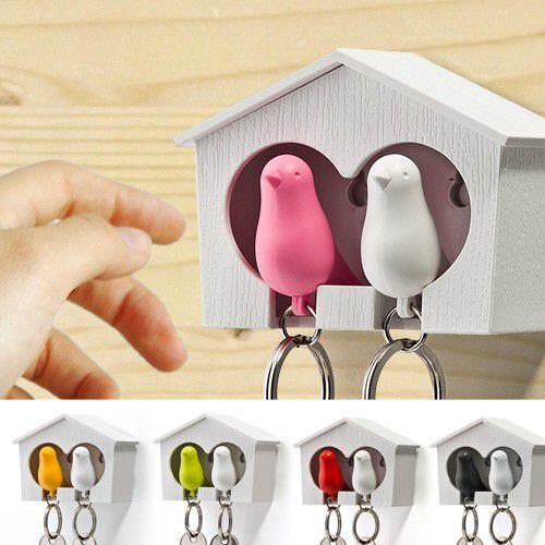 Qualy DUO Sparrow Key Ring クオリー デュオ スパローキーリング ペアセッ...