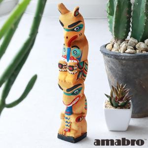 カナダ西海岸先住民族の象徴【トーテムポールTotem Pole】BOMA社