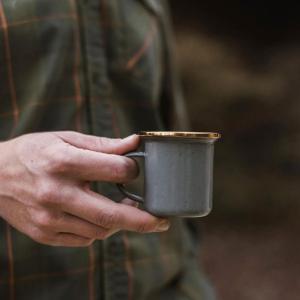 【LINEギフト用販売ページ】ベアボーンズ エナメルエスプレッソカップ 2個セット BAREBONES Enamel Espresso Cup Set｜plywood