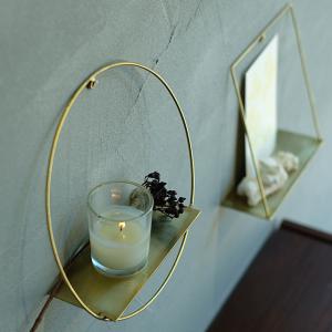 【LINEギフト用販売ページ】ピケ ウォールブラスシェルフ WEST VILLAGE TOKYO PIKE wall brass shalf｜plywood