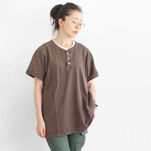 【LINEギフト用販売ページ】Tシャツ 半袖 Good On HENLEY NECK T-SHIRTS｜plywood