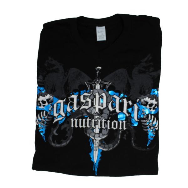 ギャスパリ ブルードラゴン Vネック Tシャツ