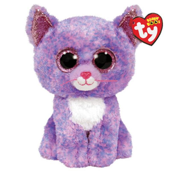 Ty Beanie Boo's キャシディー（M）ねこ ネコ 猫 ぬいぐるみ（お誕生日：8月11日）