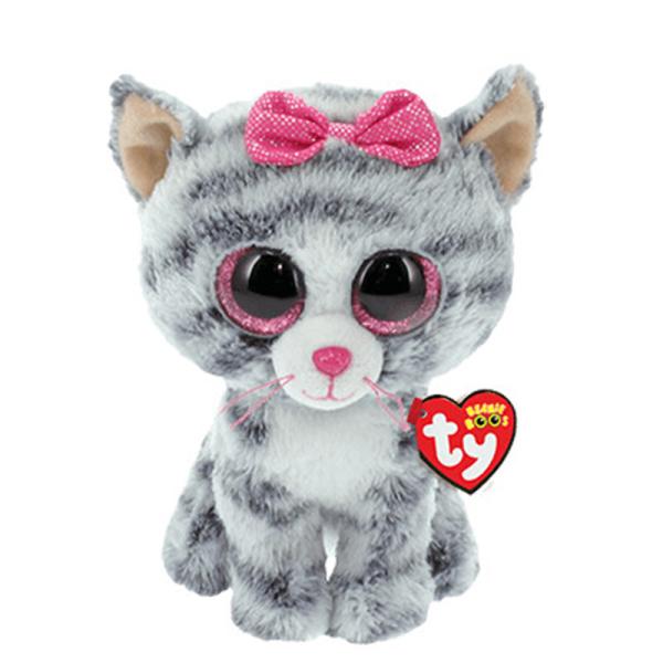 Ty Beanie Boo's キキ（M）ぬいぐるみ ねこ ネコ 猫（お誕生日：8月16日）