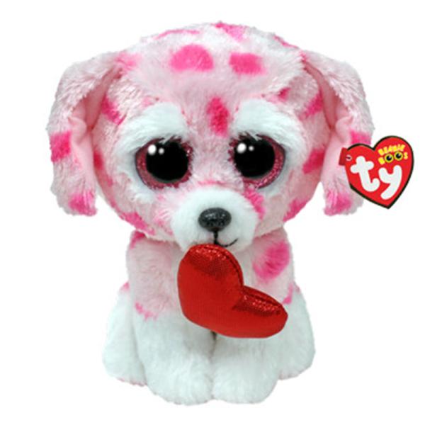 Ty Beanie Boo's ロリー（M）犬 ぬいぐるみ（お誕生日：1月21日）