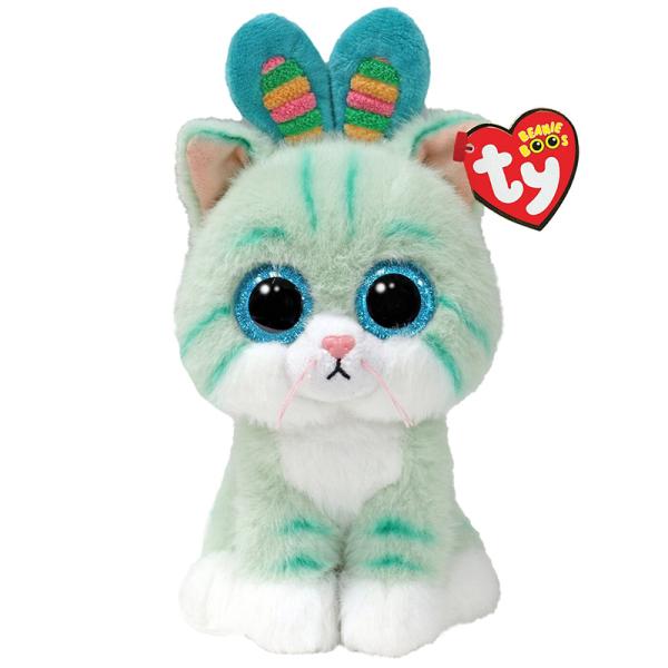 Ty Beanie Boo's ガムドロップ（M）ねこ ぬいぐるみ（お誕生日：4月18日）