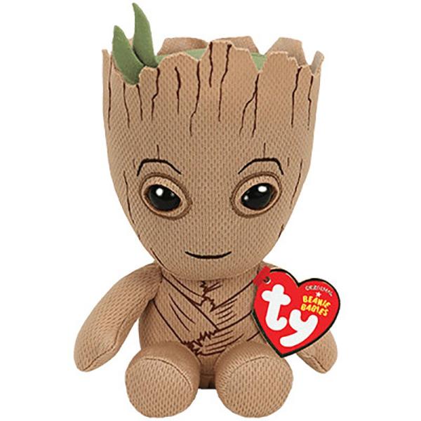 Ty Marvel マーベル グルート（M）ぬいぐるみ