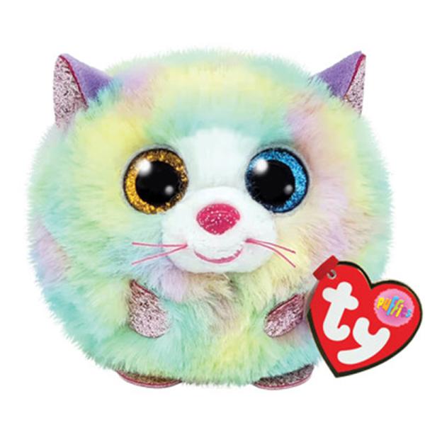 Ty puffies ヘザー ねこ ぬいぐるみ（誕生日：4月26日）