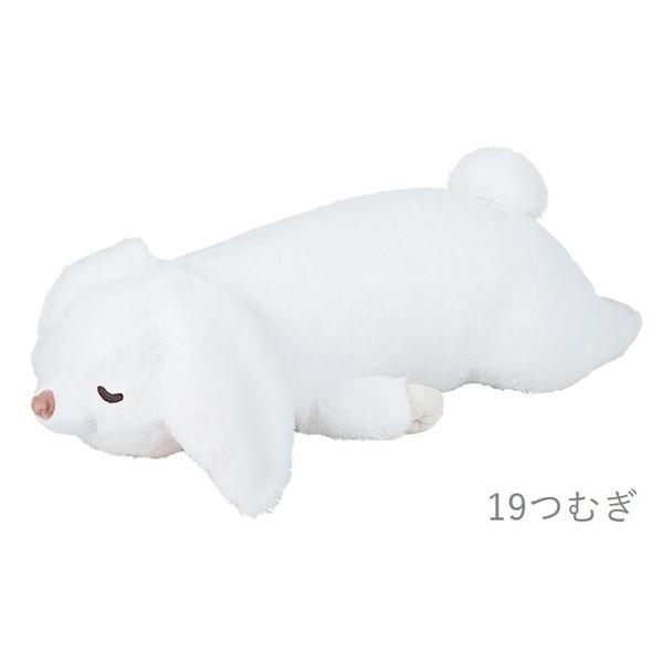 りぶはあと プレミアムねむねむアニマルズ 抱きまくら Lサイズ ウサギ つむぎ（シロ）
