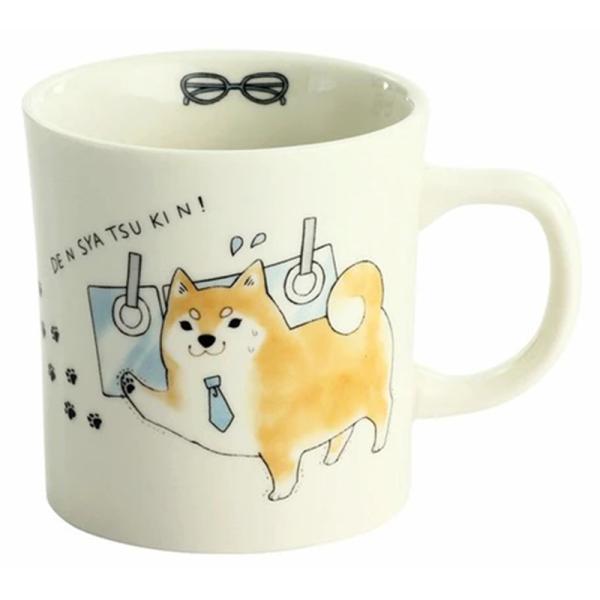 磁器単品 茶柴部長マグカップ「お仕事」（犬 いぬ イヌ 柴犬 ギフト プレゼント）