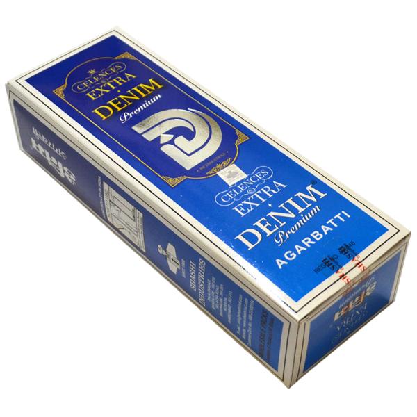 SHASHI 六角香 エキストラ・デニム ボックス（120本入り）（お香・インセンス）