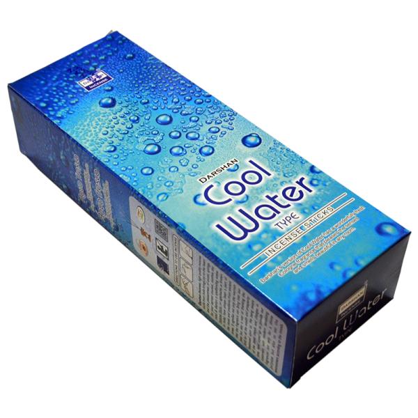 DARSHAN 六角香 クールウォーター ボックス（120本入り）（お香・インセンス）