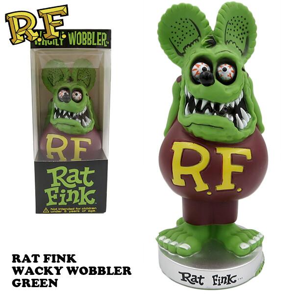 FUNKO ラットフィンク ボビングヘッド グリーン【RAT FINK フィギュア】