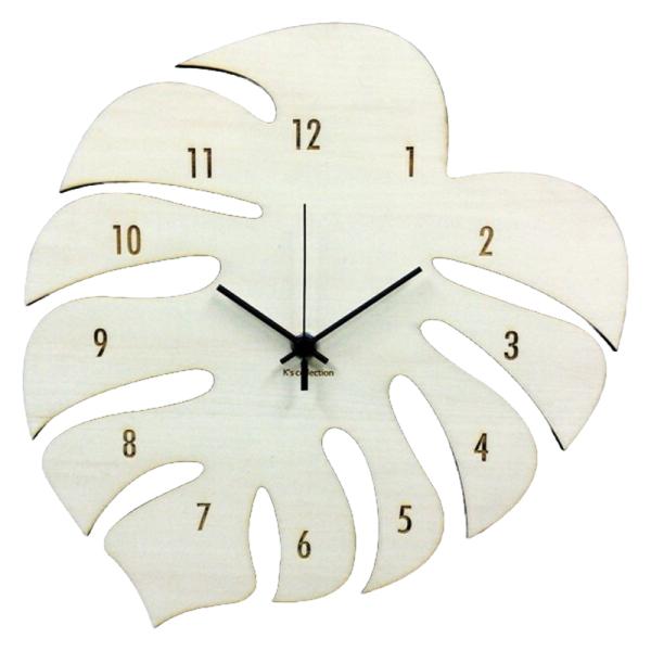 シルエットが可愛いハワイアン・アジアンテイストの掛け時計　Silhouette Clock（Mons...