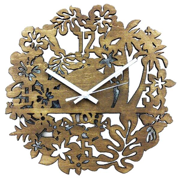 シルエットクロック Silhouette Clock2（Hawaiian）