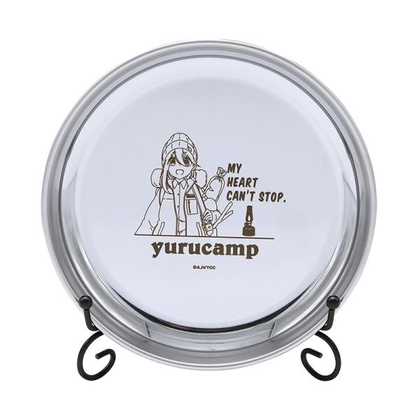 ゆるキャン△ なかよしキャンプ ステンレスプレート なでしこ