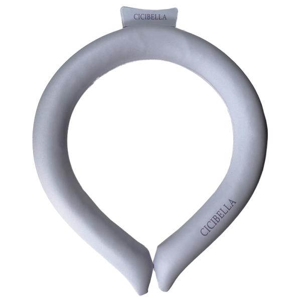 CICIBELLA アイスクールリング ネッククーラー（無地 ペールラベンダー Mサイズ 女性用）