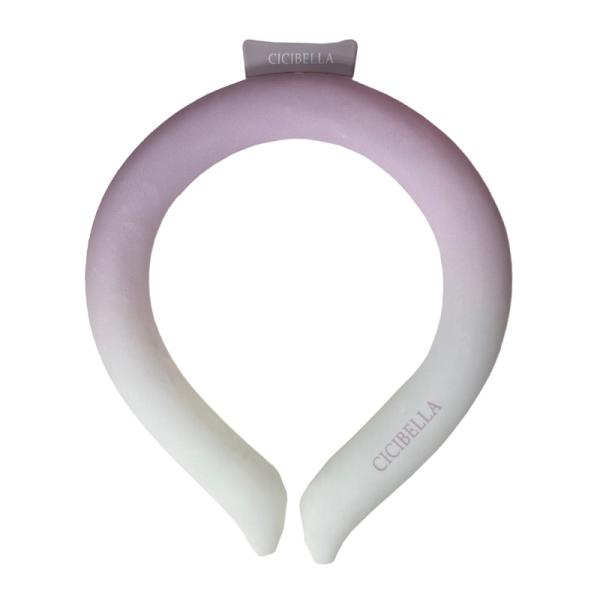 CICIBELLA アイスクールリング ネッククーラー（グラデーション ダスティブラウン Sサイズ ...