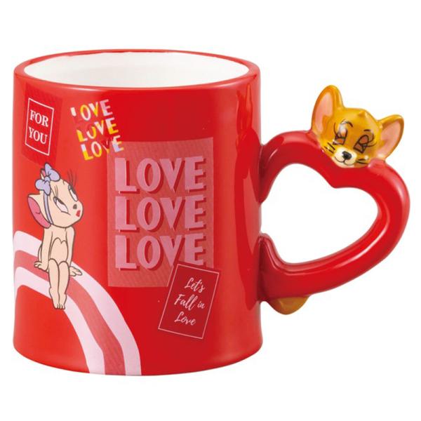 トム＆ジェリー マグカップ LOVE ジェリー＆チェリー（トムとジェリー）