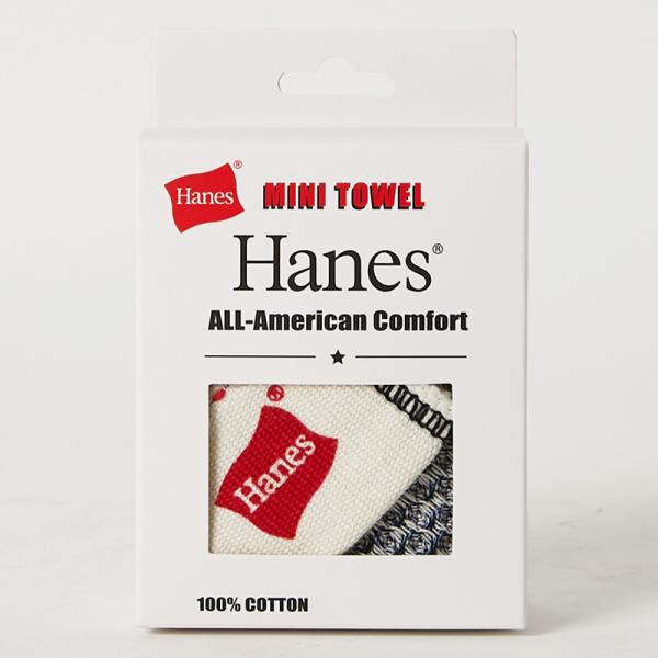 Hanes（ヘインズ）BOX入りワッフルタオルハンカチ（ネイビー）