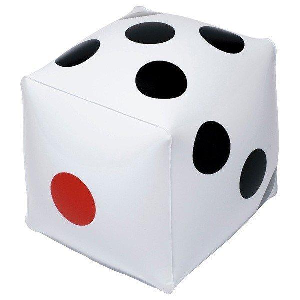 ビーチボール サイコロ ボール ホワイト 30cm